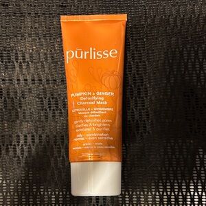 Purlisse Pumpkin Ginger Detoxifying Charcoal Mask - Orange